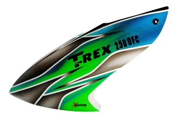 Airbrush Fiberglass Iron Mask Canopy - TREX 250 PRO